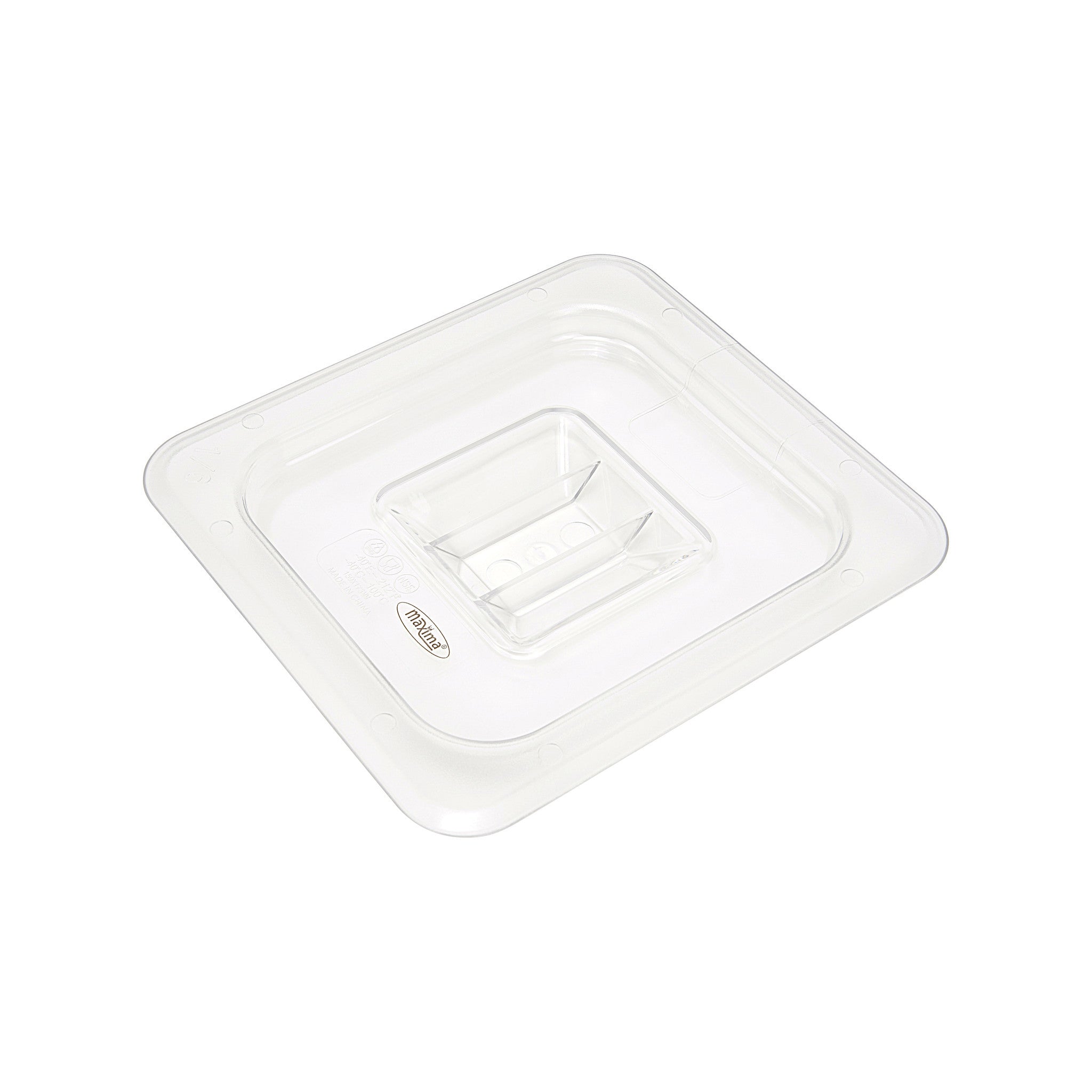 Couvercle Gastronorme - 1/6 GN - Polycarbonate Maxima - Bac GN gastronorme professionnel CHR - matériel cuisine pro - Cuistéo