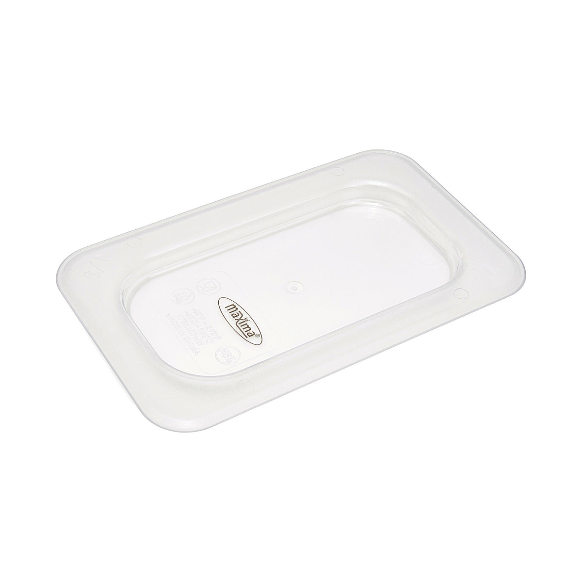 Couvercle Gastronorm - 1/9 GN - Polycarbonate Maxima - Bac GN gastronorme professionnel CHR - matériel cuisine pro - Cuistéo