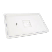 Couvercle Gastronorm - 1/1 GN - en polycarbonate - avec enfoncement Maxima - Bac GN gastronorme professionnel CHR - matériel cuisine pro - Cuistéo