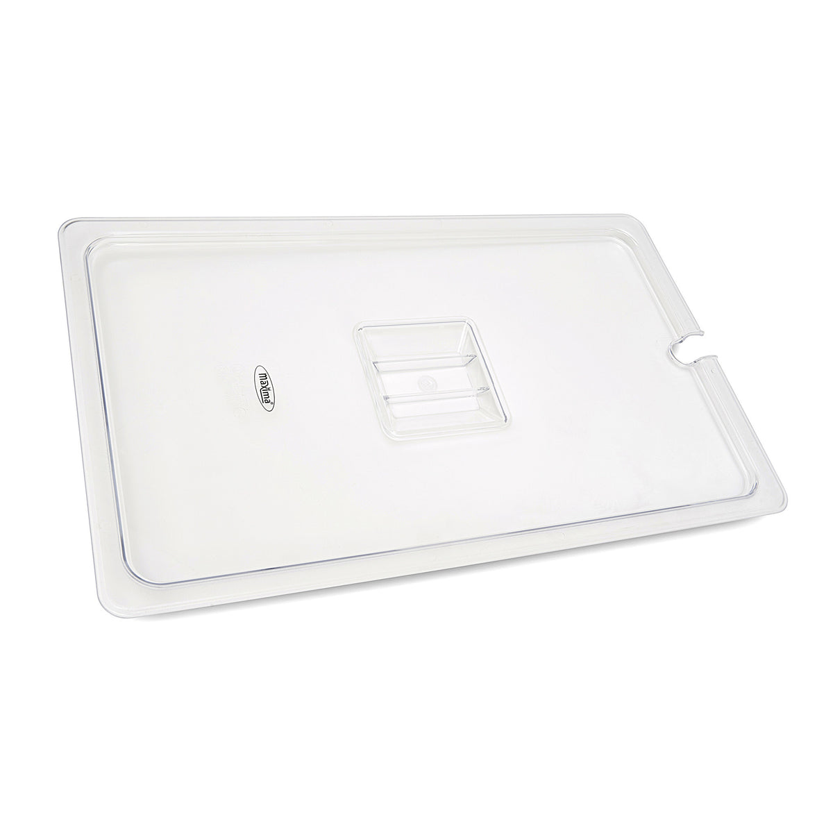 Couvercle Gastronorm - 1/1 GN - en polycarbonate - avec enfoncement Maxima - Bac GN gastronorme professionnel CHR - matériel cuisine pro - Cuistéo