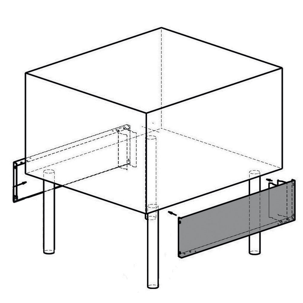 Panneaux latéraux grill g22/gplp4-n / g22/gplp8-n - Diamond