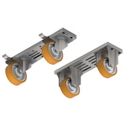 Kit 4 roues 2 avec frein + 2 omégas module 400 - Diamond