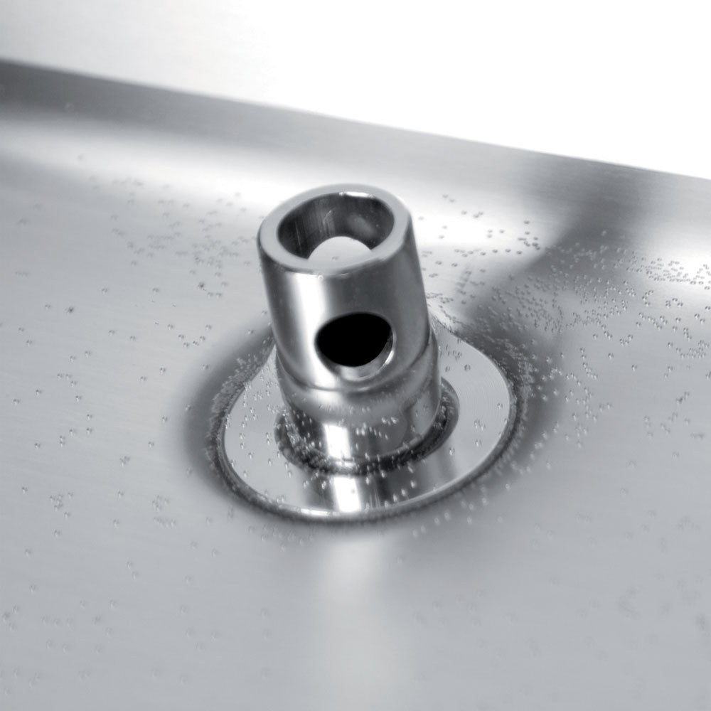 Option: décharge - 1 pc - cuvette bruleurs - 2 feux - Diamond