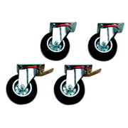 Kit 4 roues 2 avec frein 6 & 10 GN 1/1 - Diamond