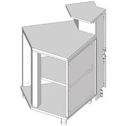 Angle neutre - ouvert 45° avec tablette service - Diamond