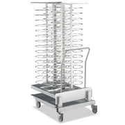 Chargeur amovible à roulettes - 92 assiettes - four 20 GN1/1 - Diamond