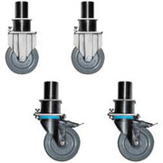Roues réglables 4 dt 2 à frein - four GN1/1&2/1 - Diamond
