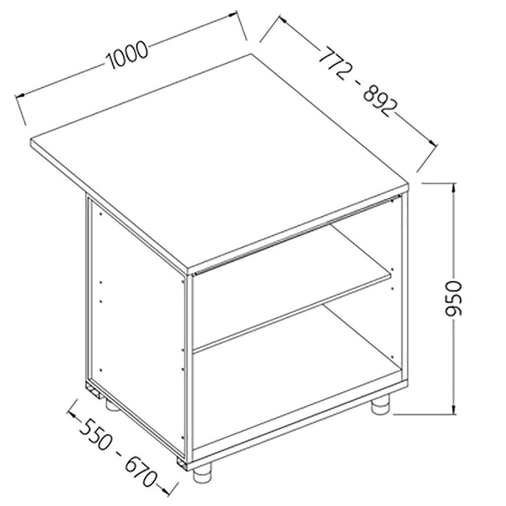 Comptoirs de bar neutre section caisse - Diamond