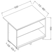 Comptoirs de bar neutres /section caisse - Diamond