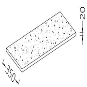 Option- tablette de service compt. neutre - stratifié - Diamond