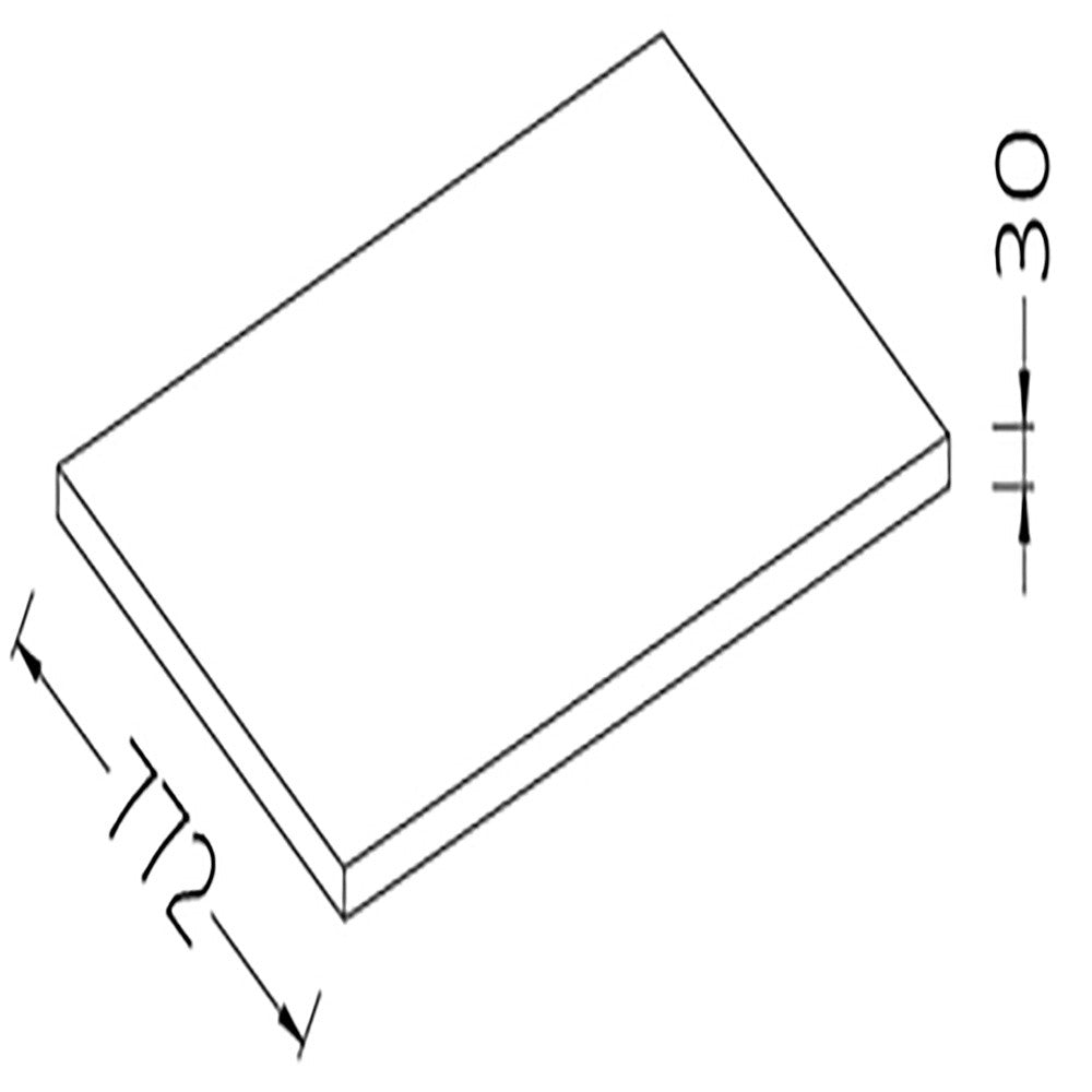 Option: plan acier inox 304 lisse scotch-b.aisi - Diamond