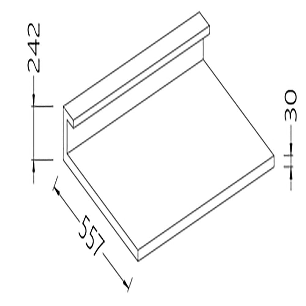 Option: plan inox scotch-brite à prédisposition - Diamond