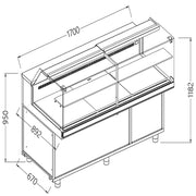 Vitrines réfrigérées ventilées pour les snacks - Diamond