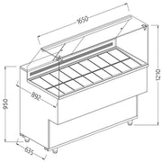 Vitrines à glace - - Diamond