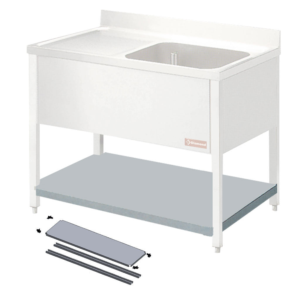 Tablette inférieure pour plonge -démontable- - Diamond