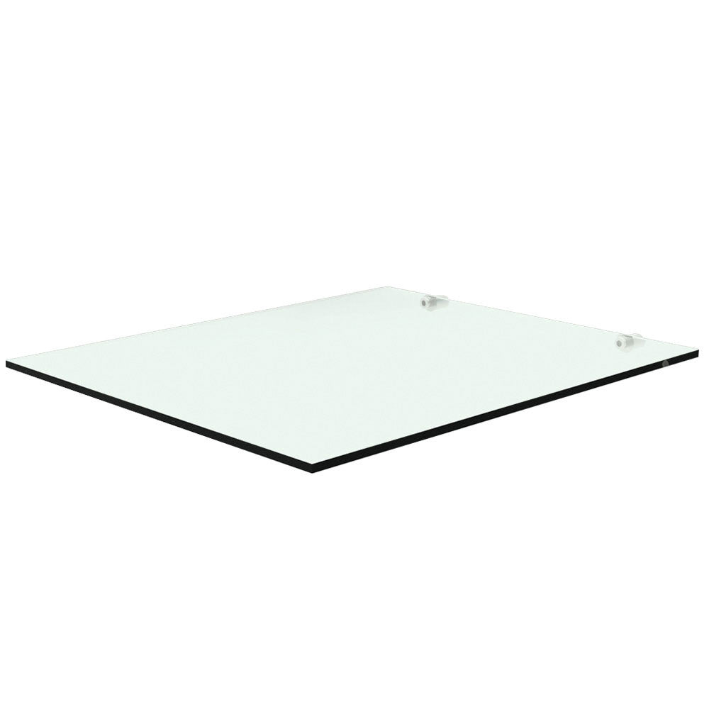 Tablette en verre trempé avec supports - Diamond