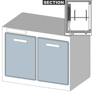 Réserve comptoir réfrigéré ventilé - Diamond