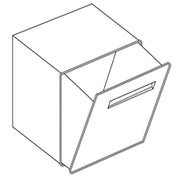 Option - trémie à déchets avec calot h500mm - Diamond