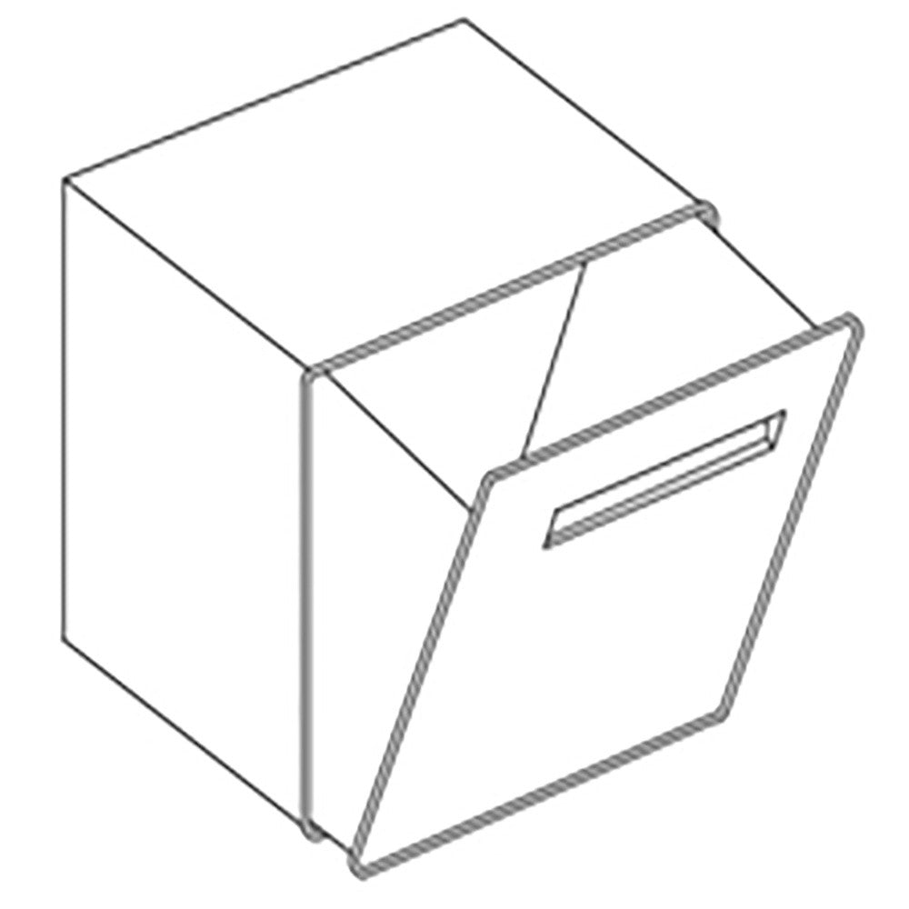 Option - trémie à déchets avec calot h500mm - Diamond
