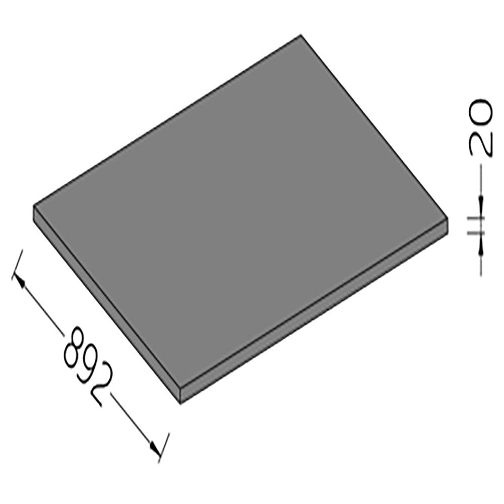 Option - supplément pour plan de travail p 892 mm - Diamond