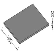 Option - supplément pour plan de travail p 892 mm - Diamond