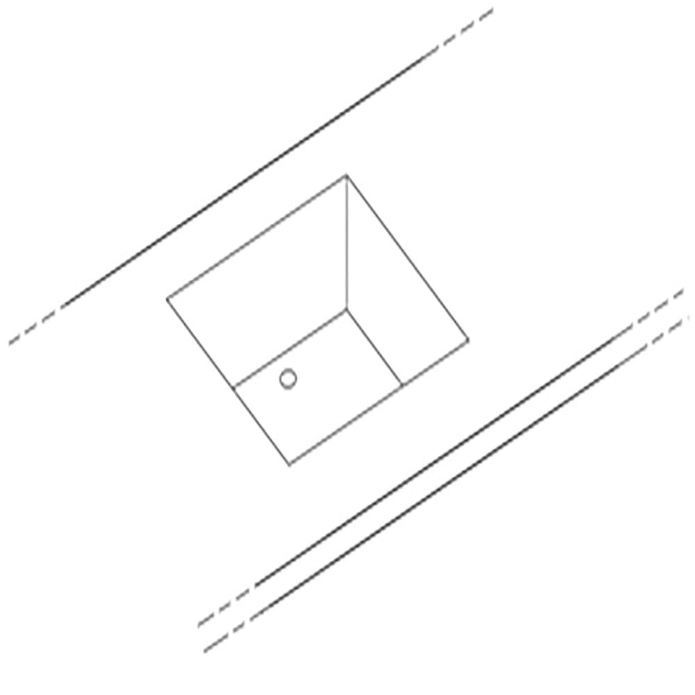 Option - évier pour comptoir ou meuble arrière - Diamond
