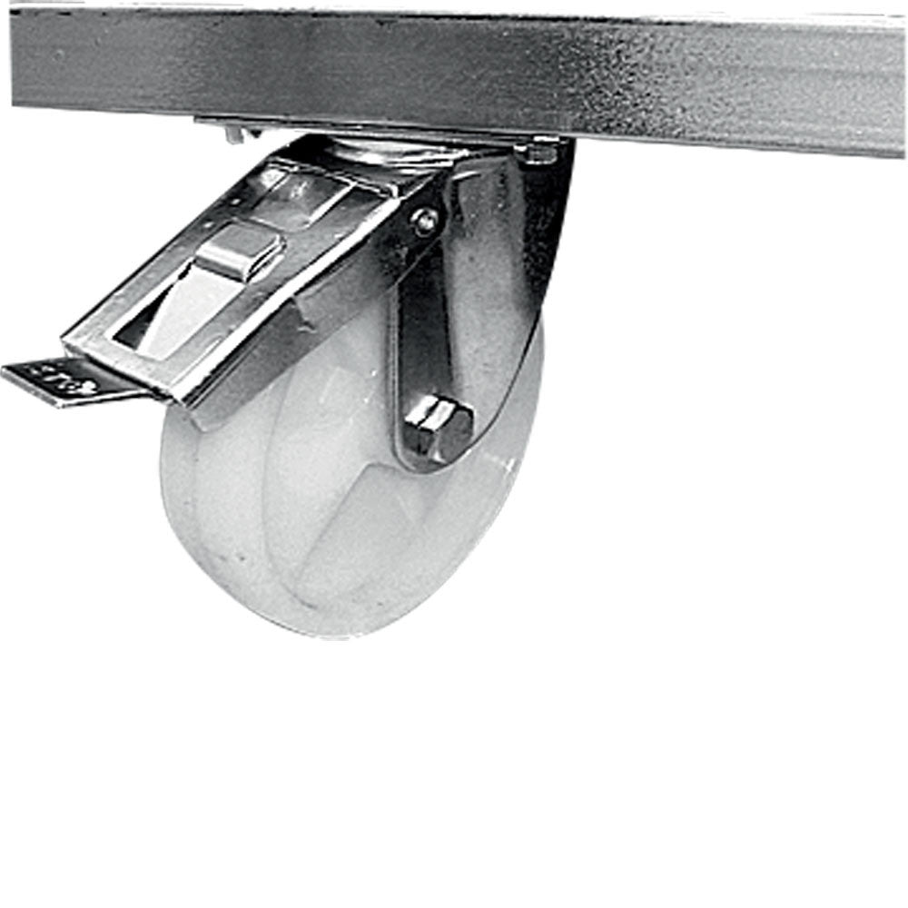 Option: châssis sur 6 roues dont 2 avec freins - Diamond