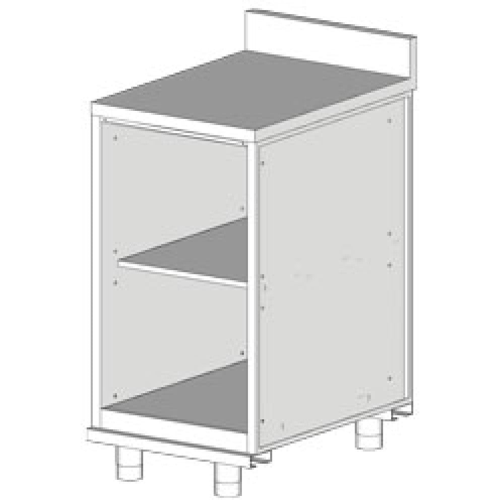 Meuble arrière neutre à dosseret - Diamond