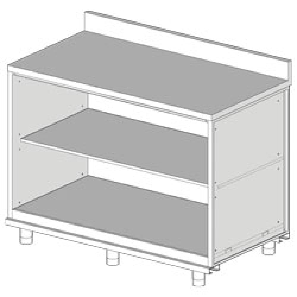 Meuble arrière - neutre avec dosseret - Diamond