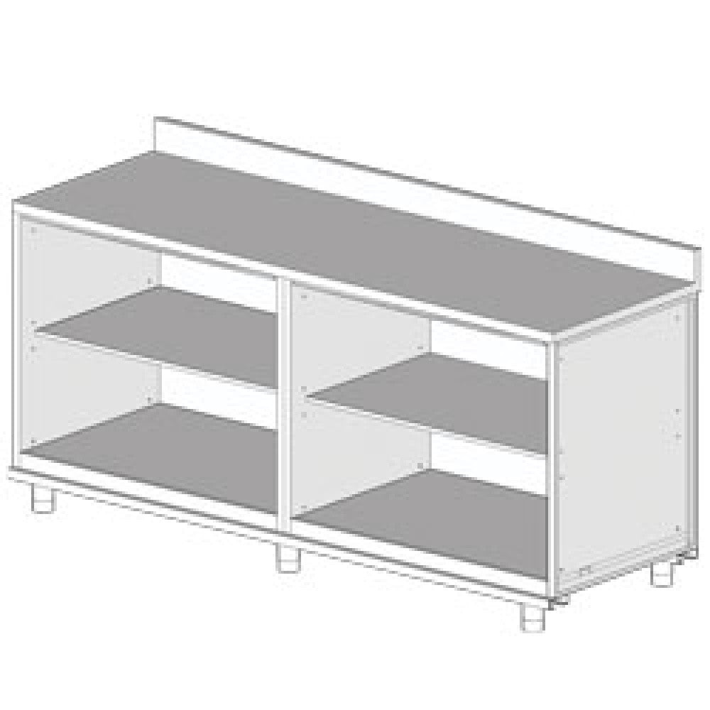 Meuble arrière - neutre avec dosseret- - Diamond