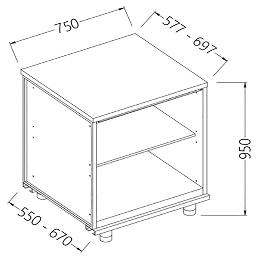 Meuble arrière -neutre- - Diamond