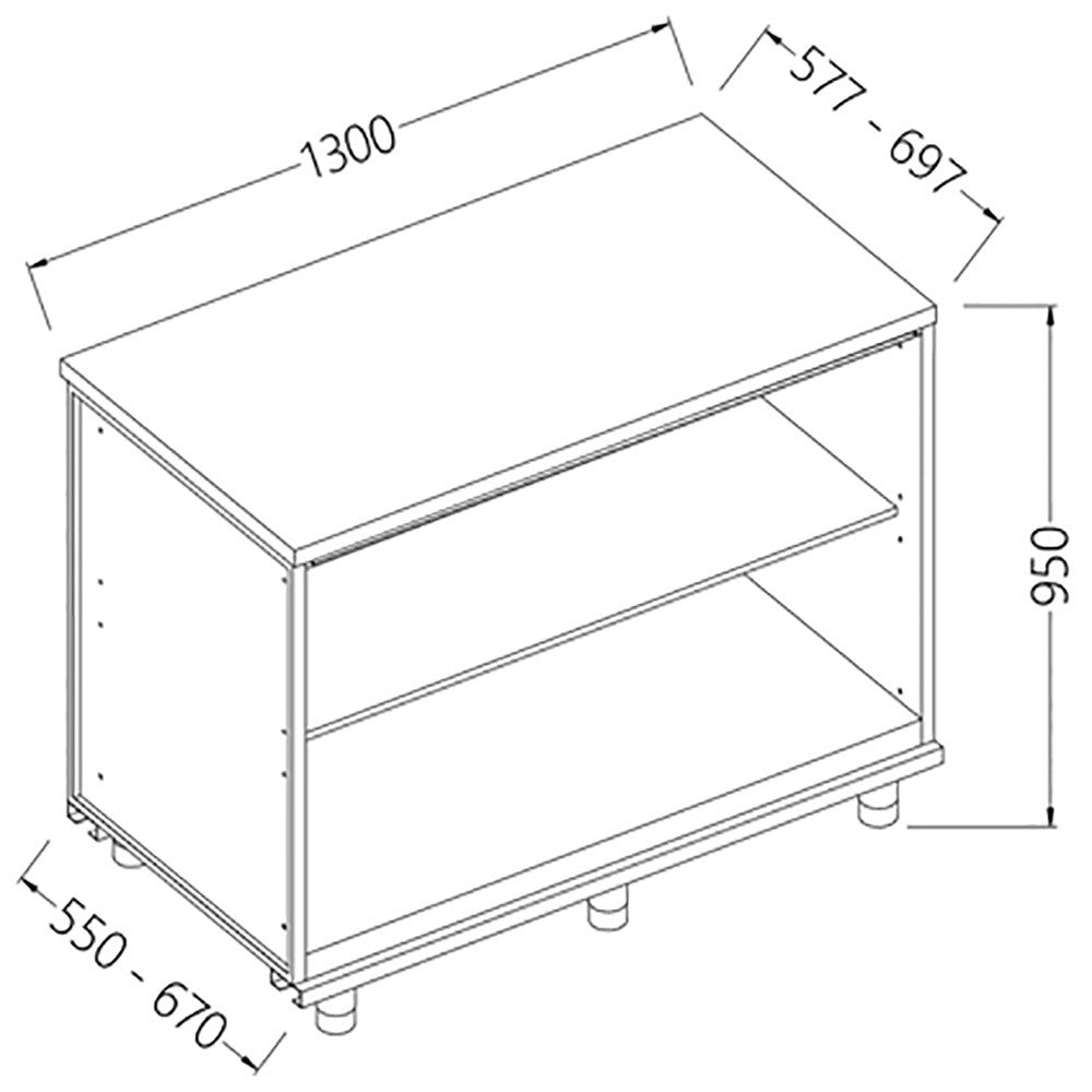 Meuble arrière - neutre- - Diamond