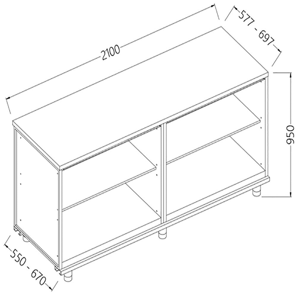 Meuble -arrière- neutre - Diamond