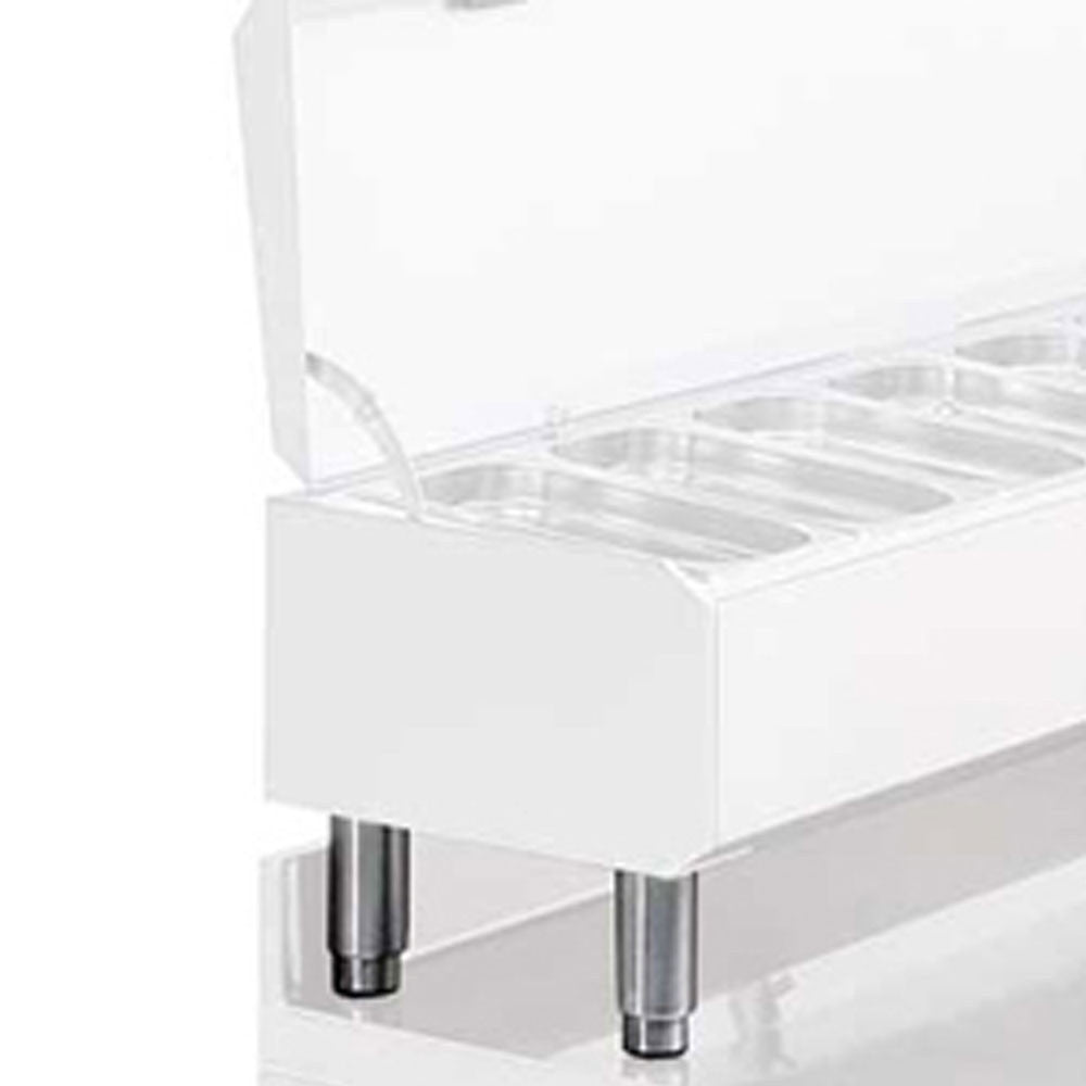 Kit de 4 pieds réglables inox pour structures GN 1/4 - Diamond