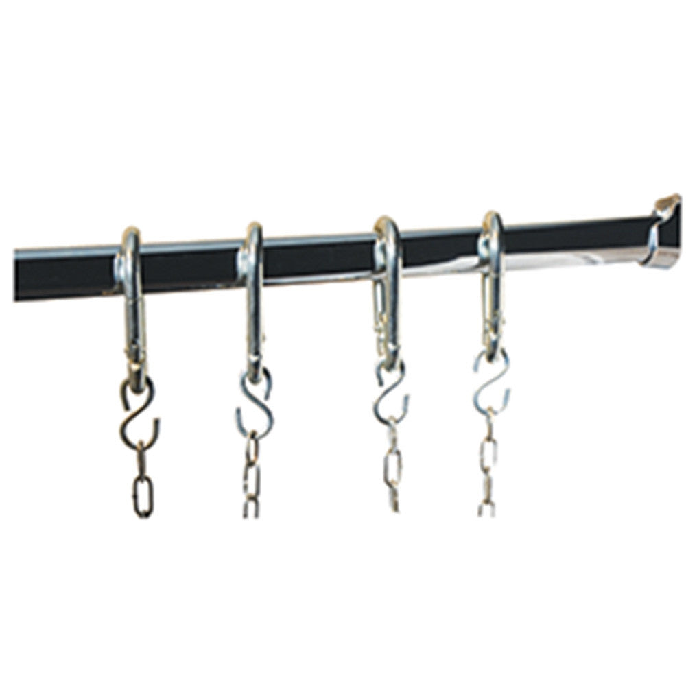 Kit charcuterie barre inox - 4 crochets- complémentaire - Diamond