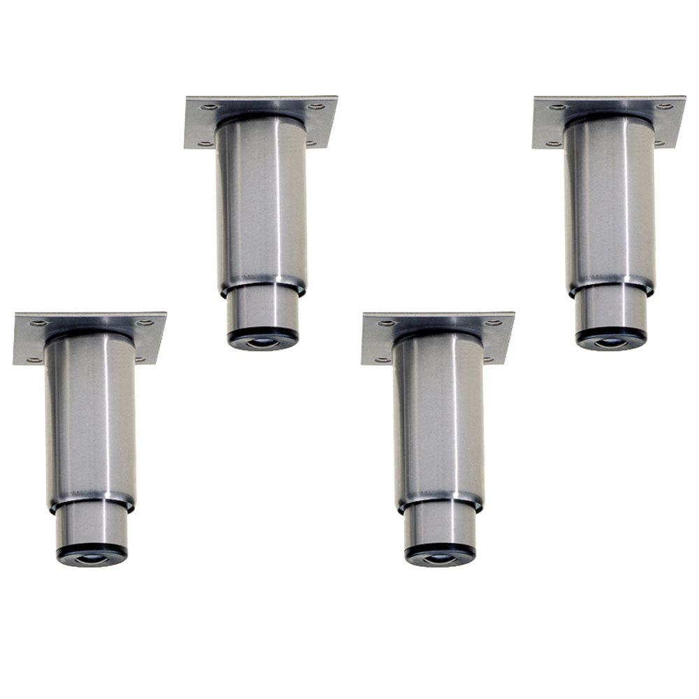 Kit 4 pieds réglables en inox pour armoires - Diamond