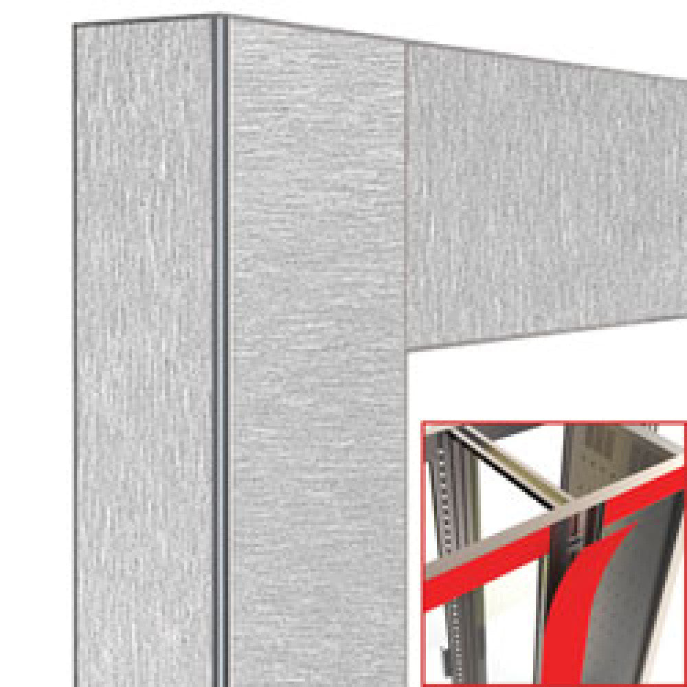Déco jonction - acier satiné - magnétique - Diamond