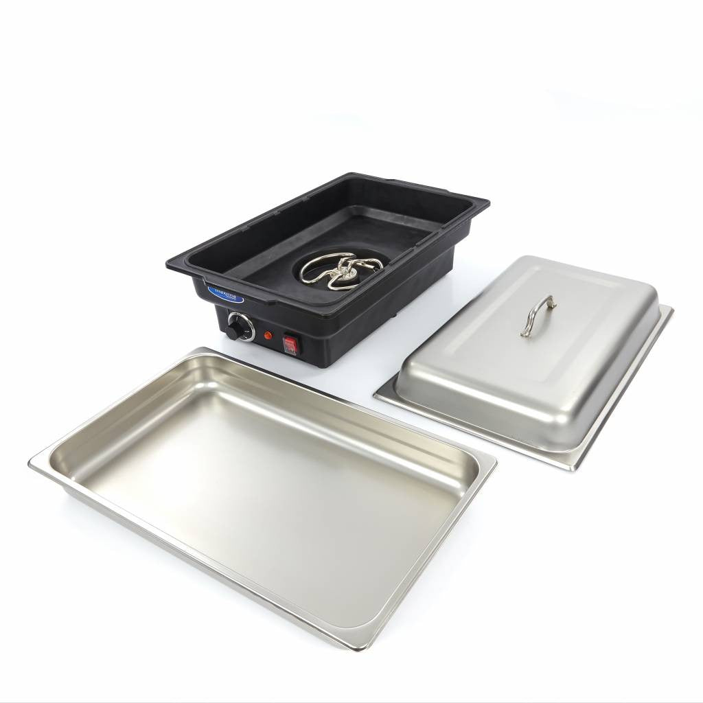 Chauffe-plat - 8,5L - Électrique - incluant 1/1 GN et couvercle 900 W Maxima - vue 2 - Chafing dish pro CHR - Cuistéo