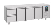 Table réfrigérée 3 portes 2 tiroirs Energy line inox 2330x700x850 mm 632 L 0.308 kW Combisteel - Table réfrigérée positive professionnel CHR - matériel cuisine pro - Cuistéo