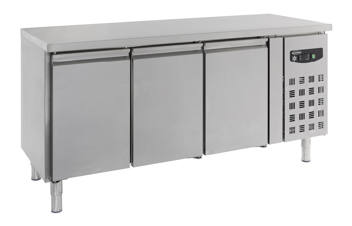 Table réfrigérée 3 portes inox 1795x700x850 mm 417 L 0.34 kW Combisteel - Table réfrigérée positive professionnel CHR - matériel cuisine pro - Cuistéo