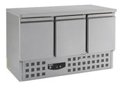 Table réfrigérée 3 portes inox 1365x700x875 mm 400 L 0.34 kW Combisteel - Table réfrigérée positive professionnel CHR - matériel cuisine pro - Cuistéo
