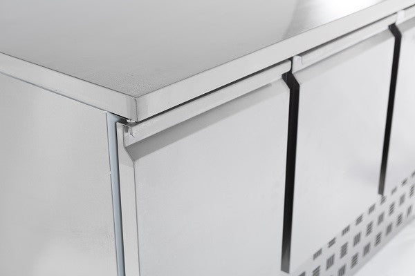Table réfrigérée 3 portes inox 1365x700x875 mm 400 L 0.34 kW Combisteel - vue 4 - Table réfrigérée positive pro CHR - Cuistéo