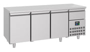 Table réfrigérée 3 portes inox 1865x700x850 mm 474 L 0.35 kW Combisteel - Table réfrigérée positive professionnel CHR - matériel cuisine pro - Cuistéo