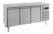 Table réfrigérée 3 portes inox 1798x600x860 mm 386 L 0.34 kW Combisteel - Table réfrigérée positive professionnel CHR - matériel cuisine pro - Cuistéo