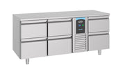 Table réfrigérée 6 tiroirs monobloc prof 700mm inox 474 L 0.227 kW Combisteel - Table réfrigérée positive professionnel CHR - matériel cuisine pro - Cuistéo
