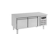 Table réfrigérée 650 mm haute 2 portes inox 0.34 kW Combisteel - Table réfrigérée positive professionnel CHR - matériel cuisine pro - Cuistéo