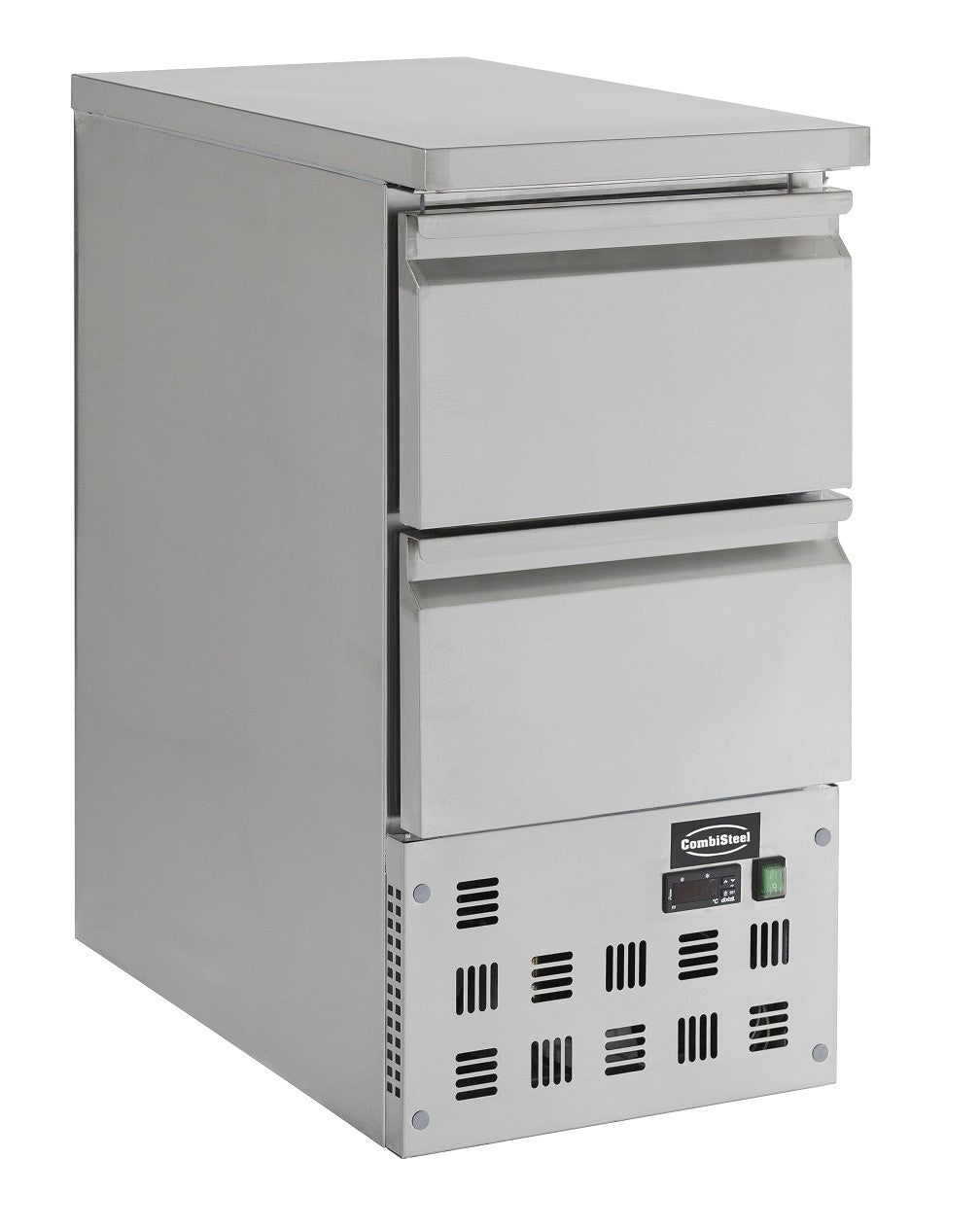 Table réfrigérée inox 2 tiroirs 435x700x870 mm 109 L 0.12 kW Combisteel - Table réfrigérée positive professionnel CHR - matériel cuisine pro - Cuistéo