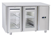Comptoir réfrigéré GN1/1 MOTEUR À DISTANCE QRG 2100SG - Cool Head 1222x700x850 mm 210 L 100 W Coolhead - Table réfrigérée positive professionnel CHR - matériel cuisine pro - Cuistéo