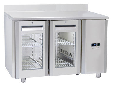 Comptoir Réfrigéré GN1/1 MOTEUR À DISTANCE QRG 2200SG - Cool Head 1222x700x950 mm 210 L 100 W Coolhead - Table réfrigérée positive professionnel CHR - matériel cuisine pro - Cuistéo