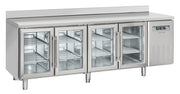 Comptoir réfrigéré GN1/1 QRG 4200 - Cool Head 2250x725x950 mm 570 L 450 W Coolhead - Table réfrigérée positive professionnel CHR - matériel cuisine pro - Cuistéo